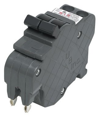 CONNECTICUT ELECTRIC & SWITCH UBIF0220 DOUBLE POLE THIN CIRCUIT BREAKER