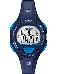 Timex Womens T5K653 Ironman Traditional 30-Lap Mid-Size Blue Resin Strap Watch