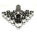 Coyote - 20 Open End 6 Spline Lug Nuts Tuner Style 1/2
