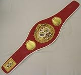 Muhammad Ali AKA Cassius Clay Autographed IBF Red & Gold Boxing Championship Belt