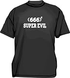 (666)6 SUPER EVIL Men's tee Shirt in 12 colors Small thru 6XL