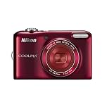 Nikon Coolpix L28 Red With 4 GB SD Card , Pouch , Rechargeable Battery & Charger