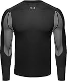 UNDER ARMOUR 1100299 Hockey Fitted Longsleeve Tee Schwarz Black