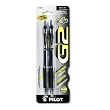 Pilot G2 Fine Point Rolling Ball Black Gel Ink Pens, 2-Pack (31031)