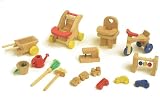 Review iAuctionShop  / Dolls House furniture - playground toys - with FREE wind up woodpecker