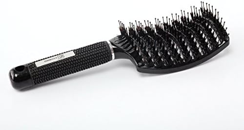 CCheng Boar Bristle Brush,Best Hair Brush,Reduces Frizz,Scalp Stimulation,Over Sized- 100% Professional Natural Boar Bristles Promotes Healthy Oil Distribution