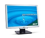 Acer AL2016WBSD 50,8 cm (20 Zoll) Widesreen TFT Monitor DVI (Kontrast dyn. 800:1, 5 ms Reaktionszeit), schwarz/silber