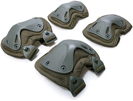 Camo Army Pad Set Knee and Elbow Pads #4