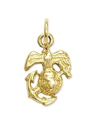 14k Yellow or White Gold U. S. Marine Corps Charm