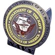 Navy Midshipmen 3-D Logo Trailer Hitch Cover - NCAA College Athletics Fan Shop Sports Team Merchandise
