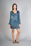 Puffed Long Sleeve Mini Dresses by Custo Barcelona