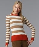 Tommy Hilfiger Donna Striped Crewneck Sweater