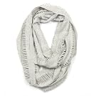 Wool Loop Scarf - Grey||RF10F