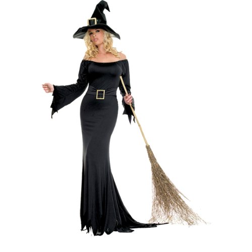 Cauldron Witch Costume (Women's Adult Medium Large 8 - 14) (Sexy) Cauldron Witch Costume (Women's Adult Medium Large 8 - 14) (Sexy)