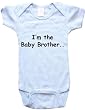 BABY BROTHER - BigBoyMusic Baby Designs - White or Blue Onesie / Baby T-shirt