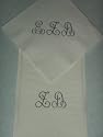 50 Monogram Personalized Beverage Coctail Size Wedding Napkins