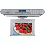 COBY KTFDVD7093 - DVD LCD TV kitchen clock radio