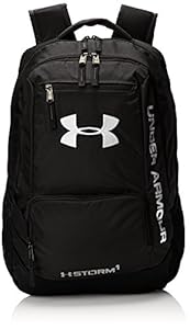 Under Armour Hustle II Backpack, Black, One Size