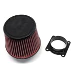 00-01 Infiniti I30 3.0L V6 RED Filter + Mass Air Flow Sensor Adapter 00 01 by Generic Product