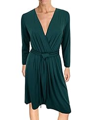 A-line V-neck Elasticized   Waistline Elastane Belted Gathered Jumpsuit 