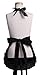 Flirty Aprons Aqua Damask Girl's Apron