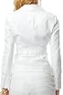 Chic Cotton Tab Collar Jacket Product Image