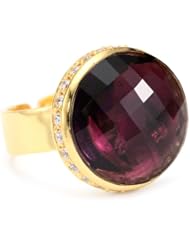 Coralia Leets Jewelry Design "Riviera Collection" Pave Round Adjustable Ring
