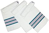 Riverstone Goods - Hospital Baby Blankets Striped/White - 3-Pack