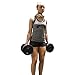 Barbell 1 Womens Soft Tri-Blend Tank Top for Working Out Gym Crossfit Lifting