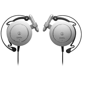 AudioTechnica ATH-EM9R Adjustable Aluminum Clip-on Headphones