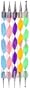 Trousse d'accessoires de manucure / pedicure de Nail Art d�co d'ongles par Cheeky: kit / set de 5 doubles pointes � d�cor pour les ongles