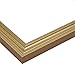 ArtToFrames 11x14 inch Gold Foil on Pine Wood Picture Frame, WOM0066-81375-YGLD-11x14