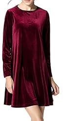 Long Sleeves Velvet Vintage Wedding Party Dress 