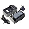 DIGI TECH Replacement Wall + Car Battery Charger Kit for Vivitar Vivicam 8300s