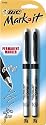 BIC Mark-It Ultra Fine Permanent Marker 2pk- Blk (GPMUP21-Blk)