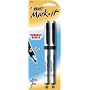 BIC Mark-It Ultra Fine Permanent Marker 2pk- Blk (GPMUP21-Blk)