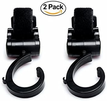 Luxqueen®Stroller Hook - 2 Pack of Multi Purpose Hooks - Hanger for Baby Diaper Bags, Groceries, Clothing, Purse - Great Accessory for Mommy when Jogging, Walking or Shopping