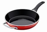 Silit 11-Inch Frying Pan with Helper Handle, Energy Red