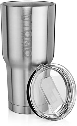 Stainless Steel Tumbler 30oz - Double Wall Vacuum Insulated Large Coffee Flask / Travel Mug Cup best with Slide Lid - BPA Free Drinkware - Keep Cold or Hot drinks for hours