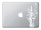 Bamboo - White - Vinyl Laptop or Macbook Decal