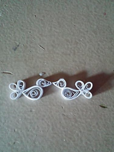 Quilled Kissing Dove Christmas Ornaments