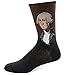 Hot Sox Men's George Washington Crew Sock