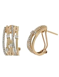 0.45ct 14k Rose Gold Diamond Fashion Earrings