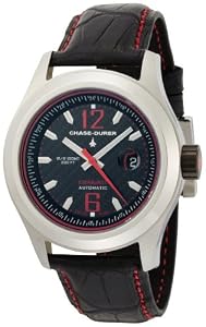 Chase-Durer Men's 990.2BR-ALLI Starburst Automatic Red-Stitched Leather Strap Watch from Chase Durer