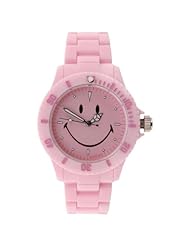 Smiley "Happy Time" Womens WGS-PPPKV01 Pretty Pastel Pink Analogue Watch