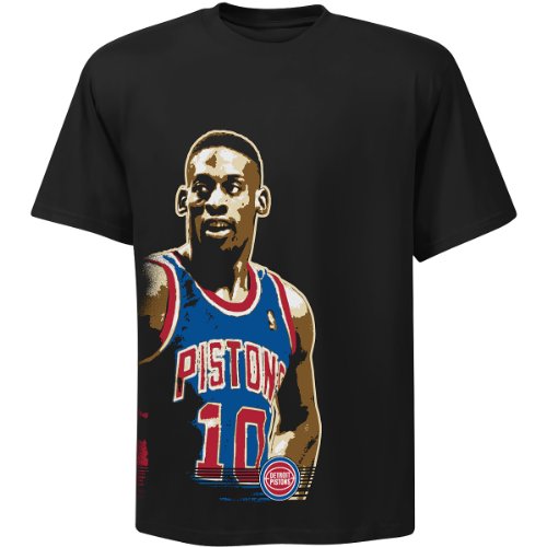 Nba Exclusive Collection Detroit Pistons Dennis Rodman Super Dunk Hardwood Classics T-Shirt Small
