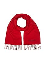 Hackett London Bufanda Lana Plain Lambwool (Rojo)