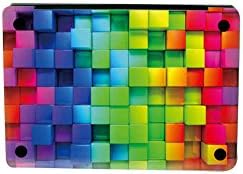 Rainbow Color Square Pattern Removable Sticker Vinyl Decal for Macbook Pro 13" (A1278)