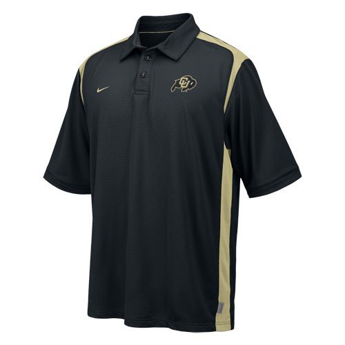 Buy Nike Colorado Buffaloes Black Goal to Go 2008 Coaches Sideline Polo by Nike