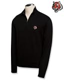 Cincinnati Bengals Black Cutter & Buck Legend Supima Cotton Half Zip Sweater - Small